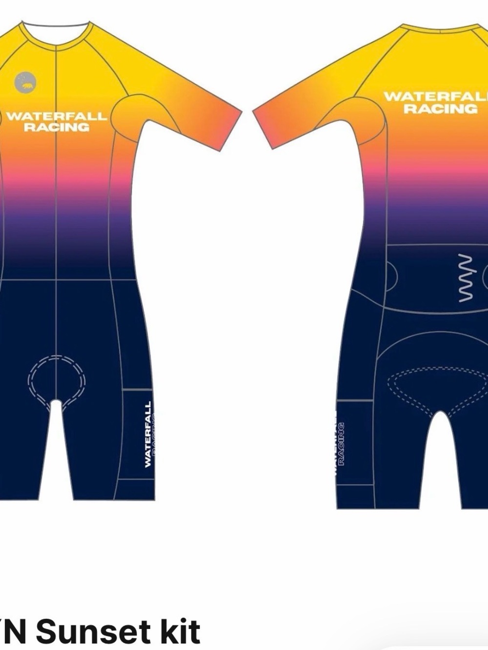 WYN Republic Men’s Sunset Kit - Yellow to Navy Gradient